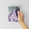 Purple Winter Christmas Greeting Cards Boxed Set – 24 Holiday Notecards Featuring 12 Enchanting Tree Designs, Perfect for Stylish and Serene Festive Wishes